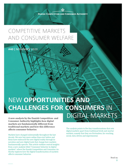 New Opportunties and Challenges for Consumers in Digital Markets
